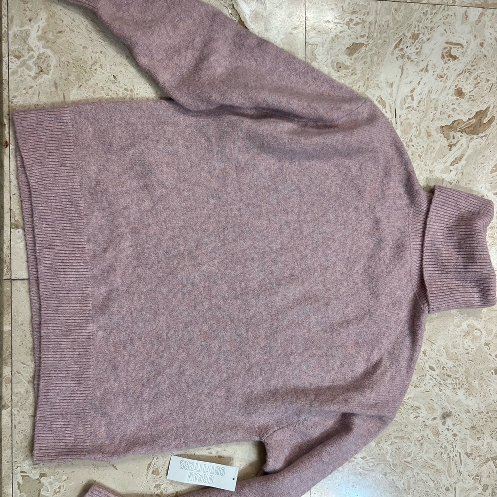 Urban Outfitters Pink Turtleneck Sweater